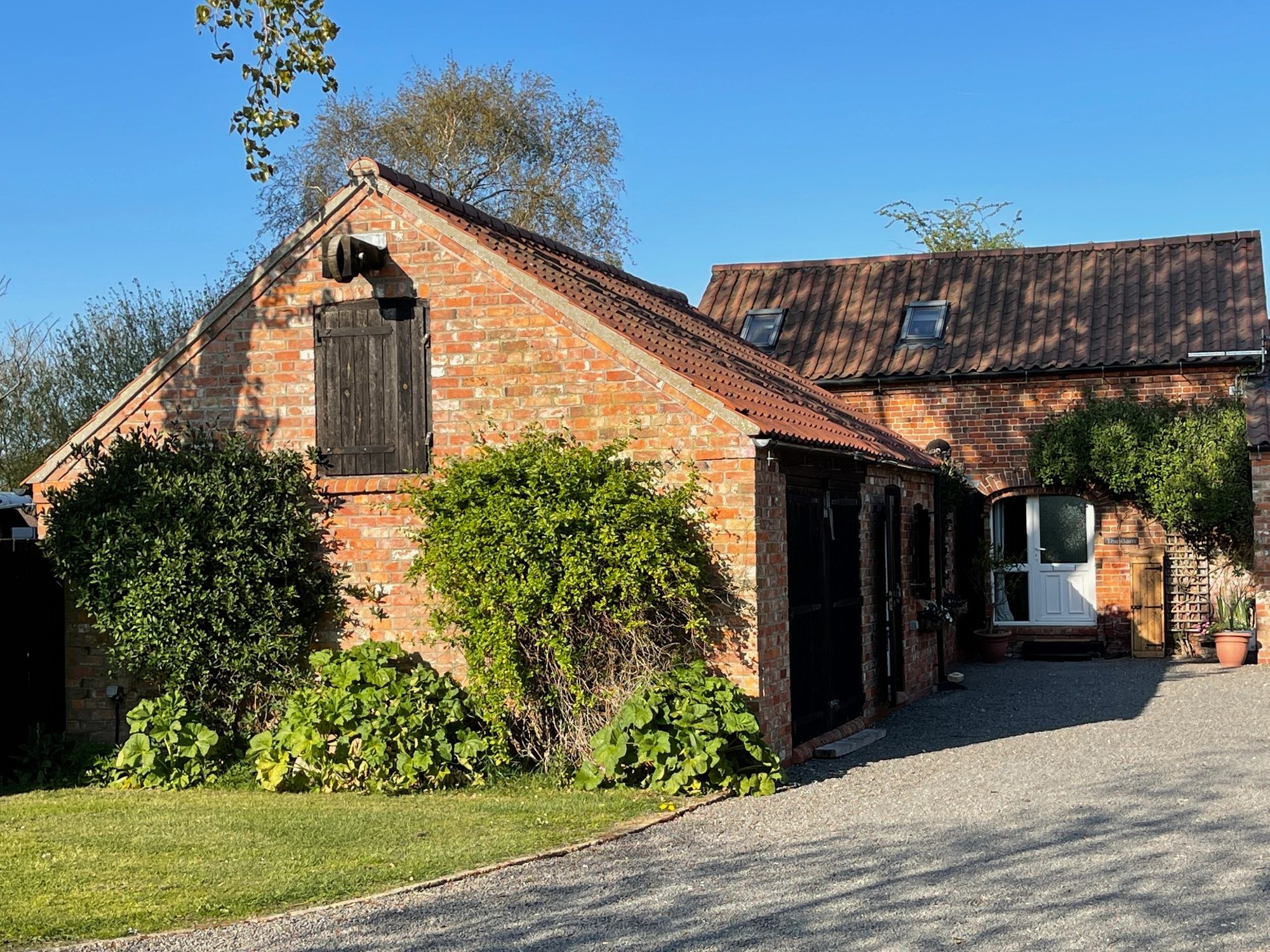 The Barn exterior at White House Farm